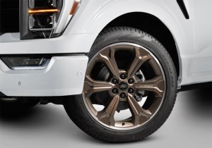 Ford F-150 Wheel Kit - Ford Racing - 22in, Set Of 4, Offset 44mm, w/Center Caps - Sinister Bronze - `15-`23